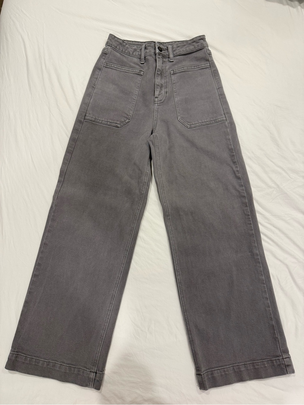 JBD Jeans JBD Just Black Denim Jeans High Rise Wide Leg Gray Denim